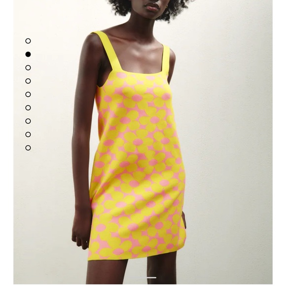 Zara Dresses & Skirts - Super Cute Bright Floral 70S 60S inspired mini dress Zara
